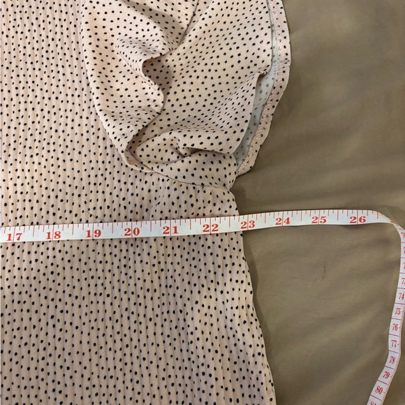 Adrianna Papell Pink Flutter Sleeve Ruffled Blouse - Picture 4 of 8